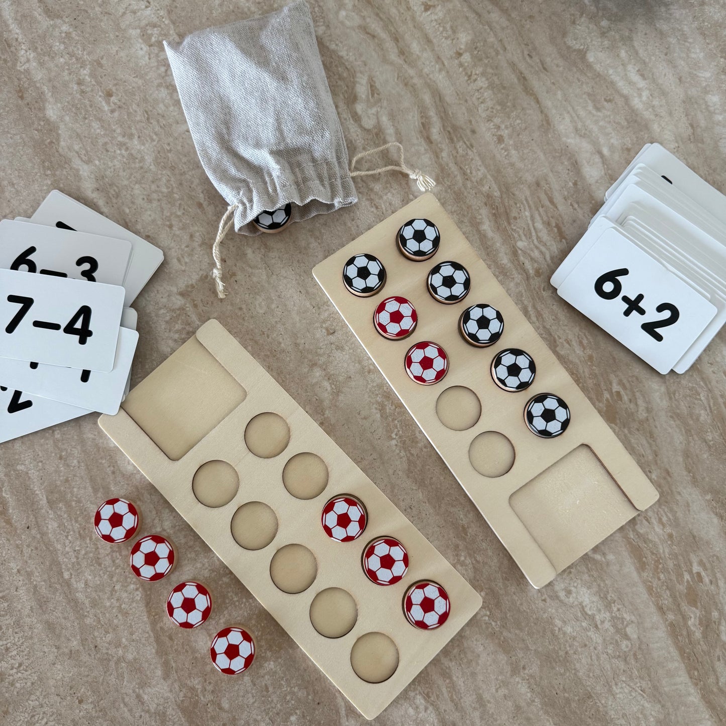 חיבור וחיסור כדורגל